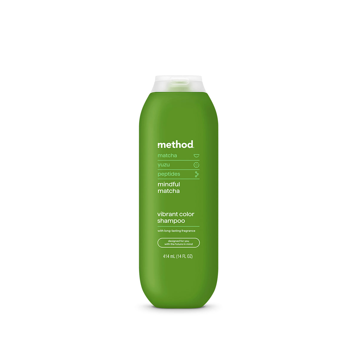 MTHD_HAIR_Shampoo_14oz_MindfulMatcha_Front_US_376554