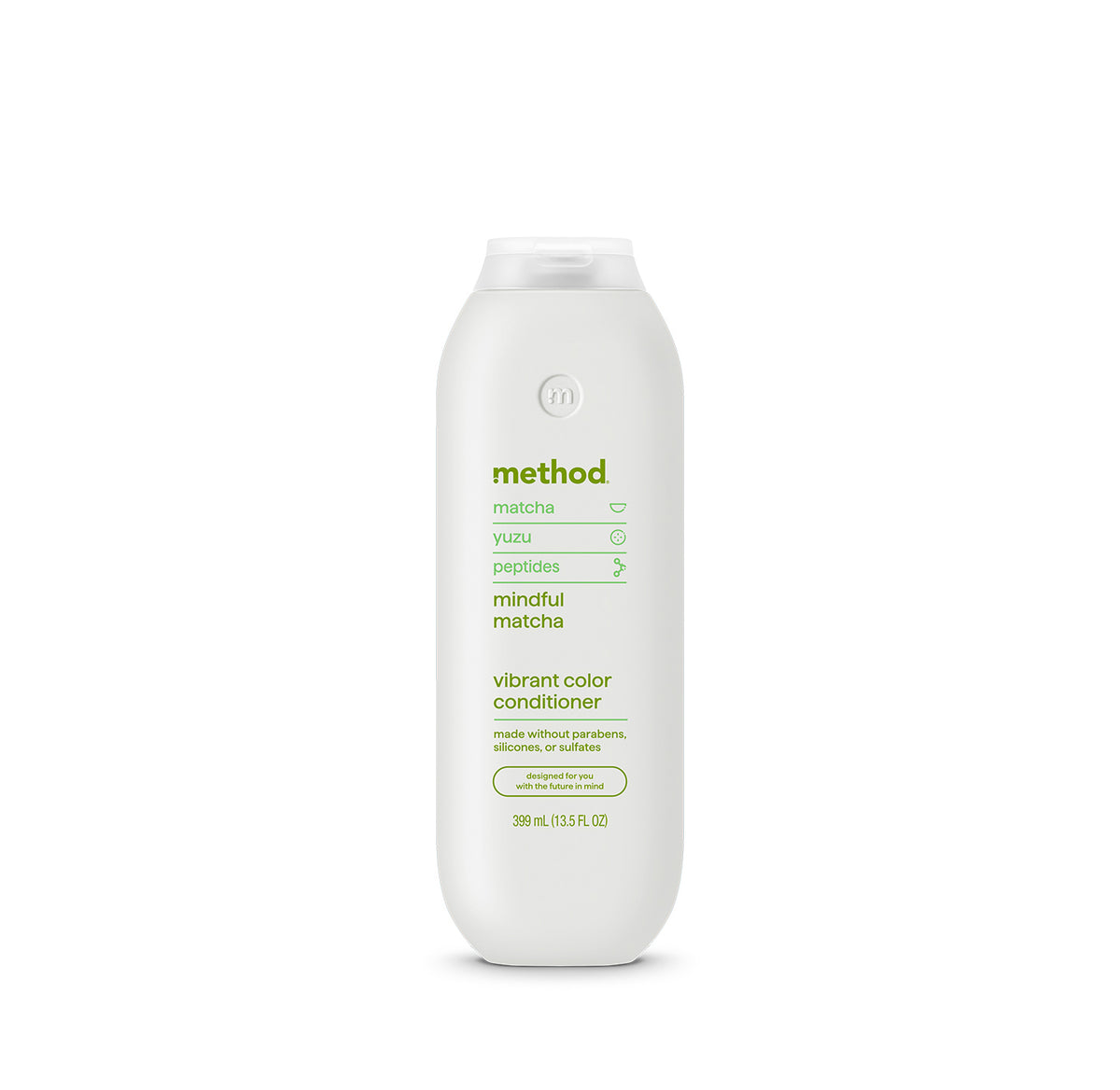 MTHD_NEWHAIRBOTTLE_Conditioner_13.5oz_MindfulMatcha_Front_US_383873